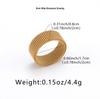 Anillo de Pareja de Malla Elástica Ancha de Acero Inoxidable