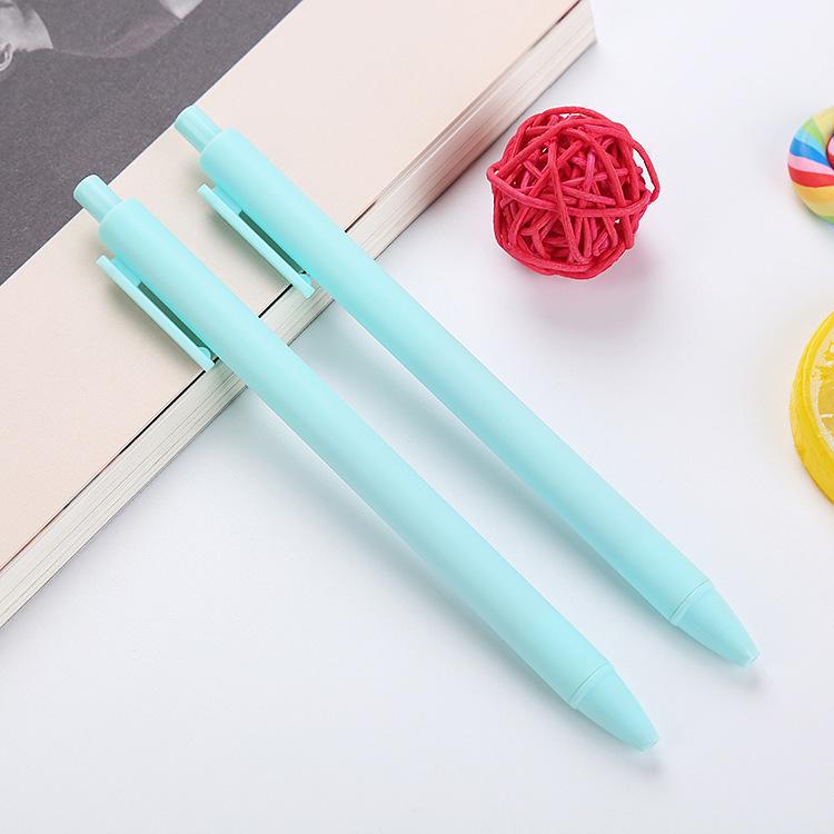 Macaron Color Gel Pens & Push-Type Black Pens for Students & Office