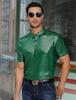 "New Men's Halloween Disco Sequin Shirt – 70s Party Style"