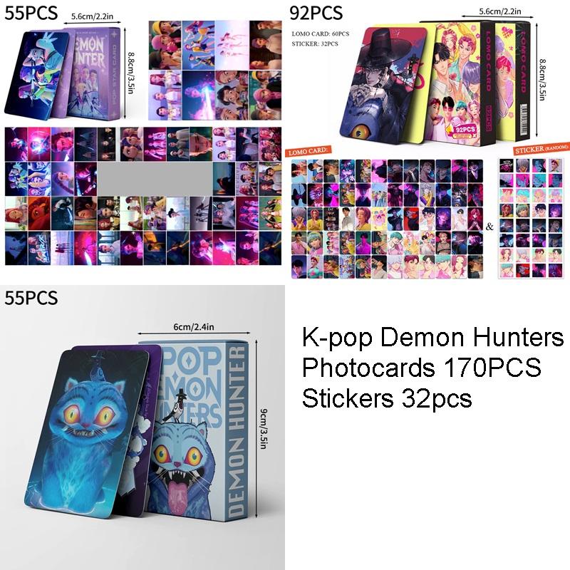 Kpop Demon Hunter Pocards Huntrix Cards Sajja Boys Karty Tygrysa Dziewczęcy Chłopięcy Zespół Prezenty Zestaw Pocztówek Mini Album Kolekcjonerski Prezenty
