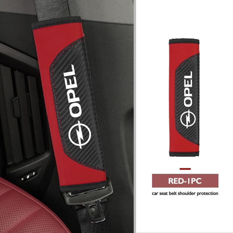 

Leather Car Seat Belt Cover Protect Shoulder Strap Padding For Opel ADAM ASTRA J K CORSA E INSIGNIA MOKKA VIVA Meriva