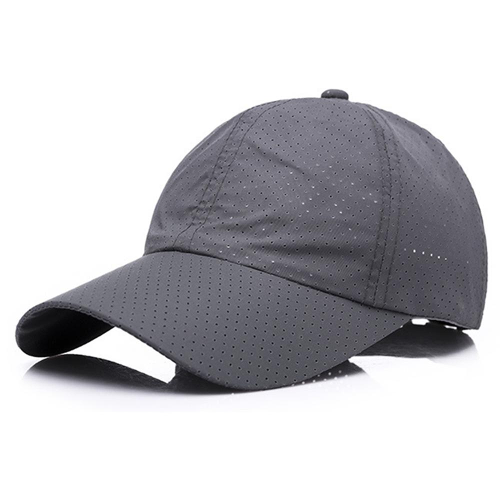 Men and Women Outdoor Light Board Sunscreen  Summer Breathable Quick-drying Baseball Cap Casual Punching Sun Hat