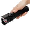 P99 Retractable Zoom Flashlight Aluminum Alloy USB Charging Flashlight for Outdoor