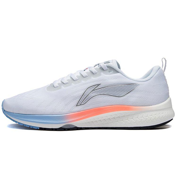 LiNing Red Hare 5 Supportive And Elastic Low-Top Running Shoes Women's White Blue ARMS010-19