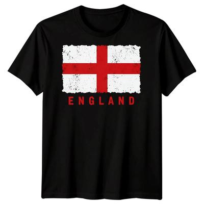 England Flag Distressed Countries Mens T-Shirt British Heritage Tee