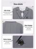 Boys' Solid Color Tuxedo Suit - Spring/Autumn British Style Blazer and Piano Performance Set
