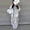New Sweet And Cute Handbag Y2K Ulzzang Ita Bag Dolls Bag Transparent Japanese Women'S Shoulder Bag Large Capacity Crossbody Bag