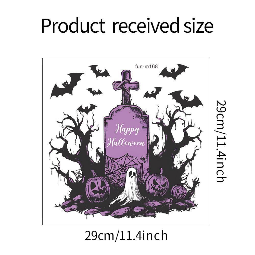 

Fun-m168 All Hallows Tomb Bat Home Decor Bat Ванная комната Туалет Наклейка на унитаз 29*29CM/fun-m168