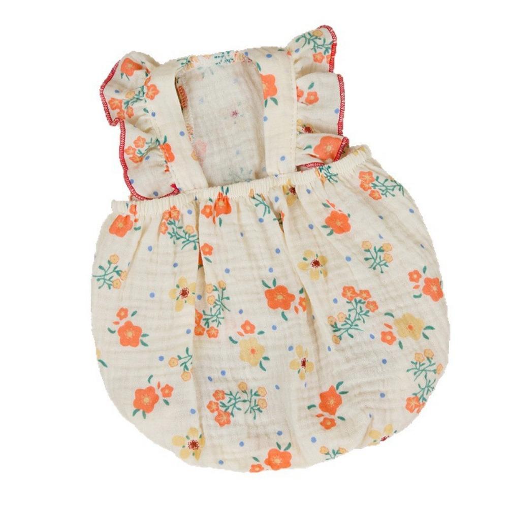 Sweet Pet Small Dog Dog Cat Clothes Spring and Summer Thin Cotton Yarn Flying Sleeve Skirt