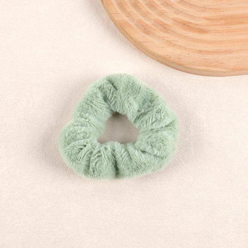 Elastico per Capelli in Peluche Colorato Caldo - Elastico ad Alta Elasticità per Coda di Cavallo per Autunno e Inverno