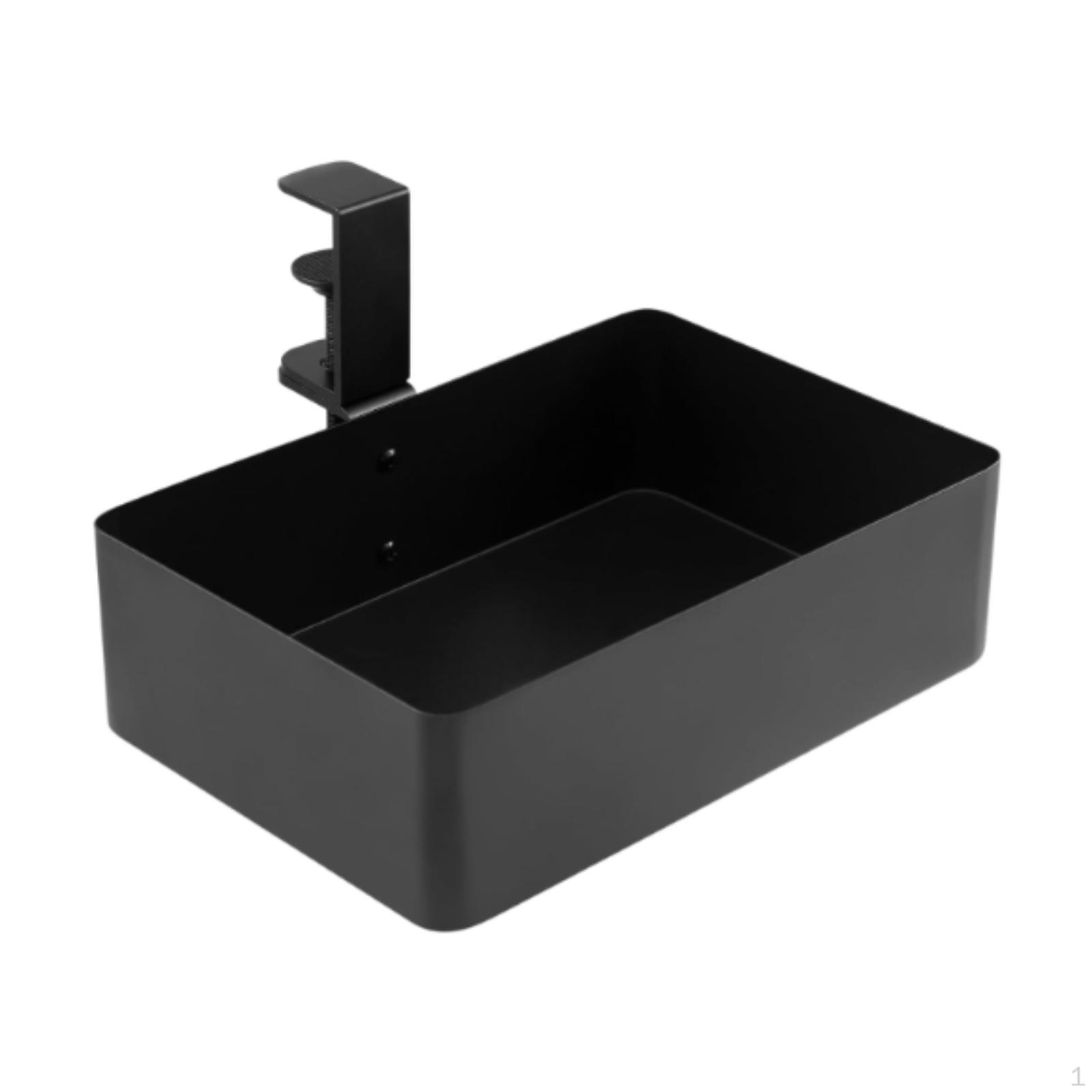 

Настольный органайзер с подносом для хранения под столом чёрный