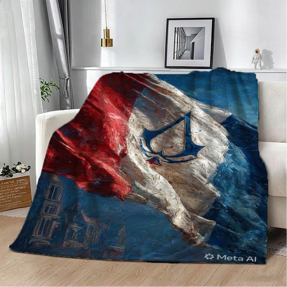 A-Assassins C-Creed Classic Game Flannel Blanket Soft Throw Blanket Art For Home Decor Bedroom Bed Sofa Picnic Fans Gifts