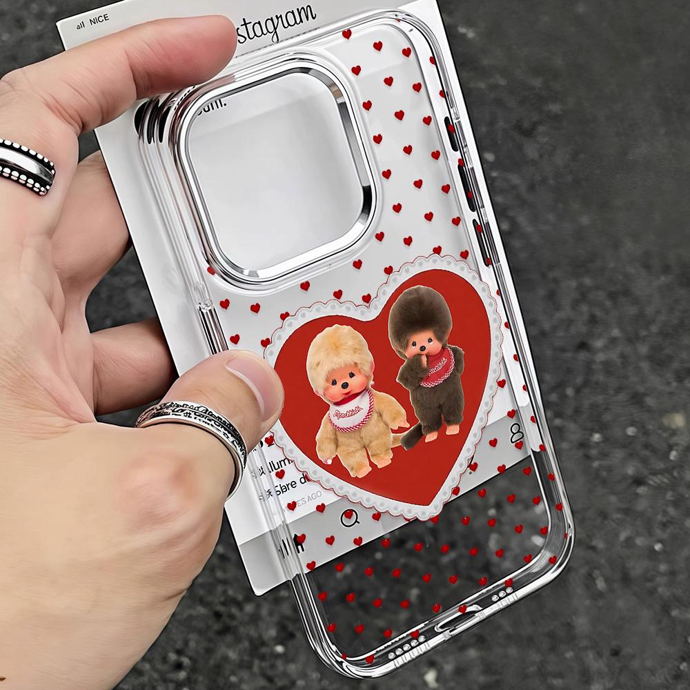 Cute Monchhichis New Ins Phone Case For Xiaomi Redmi Note A5 A3 15 14 13 14c 13c 12 11 12s 12c 10c 10 9 Pro Plus 4G 5G Cover