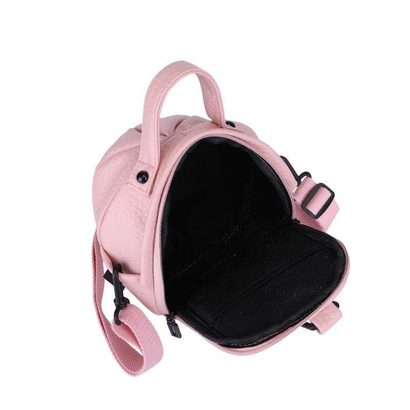 Multifunctional Backpack Women's Shoulder Bag Solid Color Small Bag
