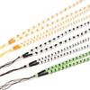 Handmade Woven Glass Beads Lanyard with Jade Guanyin Pendant