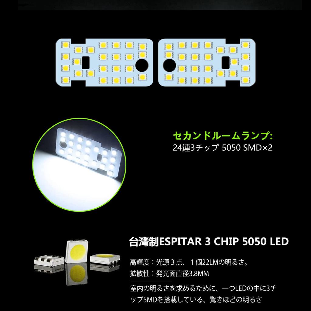 ZXREEK LED Interior Light Kit for Mitsubishi Delica D5 CV1W (2019–, Facelift) 6000K, 139-SMD, Vehicle-Specific Set