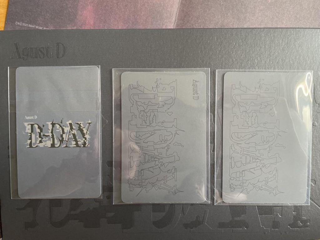 [USED] BTS SUGA Agust D D-DAY Album Trading Card