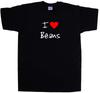 I Love Heart Beans T-Shirt