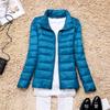 Women Spring Jacket Fashion Short Lightweight Packable Puffer Coats Down Warm Slim Fit