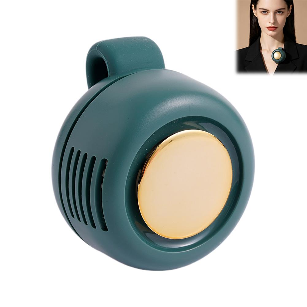 Small Fan Whirlwind Portable Buckle Mini Waist Hanging Handheld Clip Fan Mini Bladeless Electric Fan  For Outdoor Use