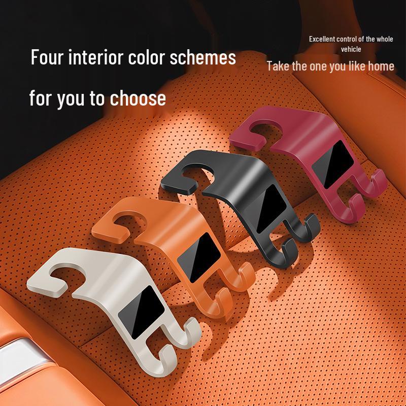 Multi-Functional Invisible Car Hook for Rear Seat Headrest Default Model