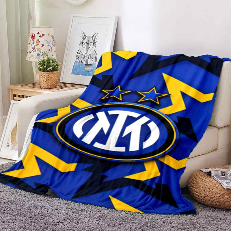 Famous F.C. Internazionale Milano football player Lautaro Martínez blanket Soft four season home bed office travel outdoor warm blanket L12