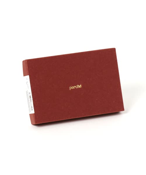 Feito no Japão Porta-cartões de visita em couro de vaca italiano BR [Perke] 08-06-02941 Feminino