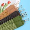 Replacement Crossbody Bag Strap Wide Shoulder Strap PU Leather Bag Strap Handbag Strap Solid Color Replacement Belt