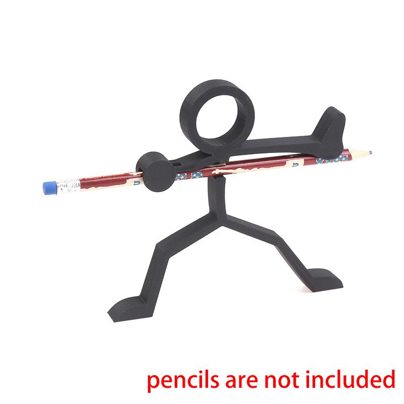 3D-gedruckte Strichmännchen-Stifthalter Stifthalter Stiftebehälter Schreibtischdekorationen Schreibwaren Schreibtischskulpturen Geschenke