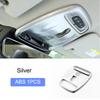 For volvo XC40 C40 EX40 2019-2025 Car Styling Interior Accessories Central Console Decoration Frame Cover Trim Silver Sticker