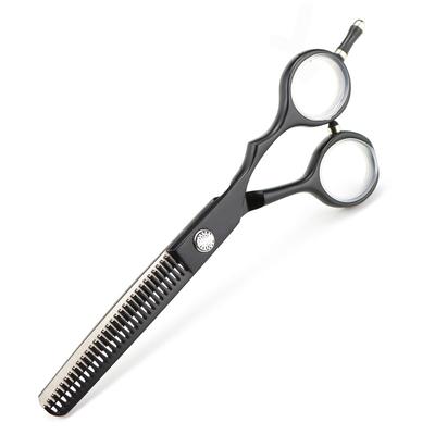 440C Steel 5.5 Inch Black Hair Cutting Scissors Haircut Thinning Barber Makas Hair Shears Hairdressing Scissors