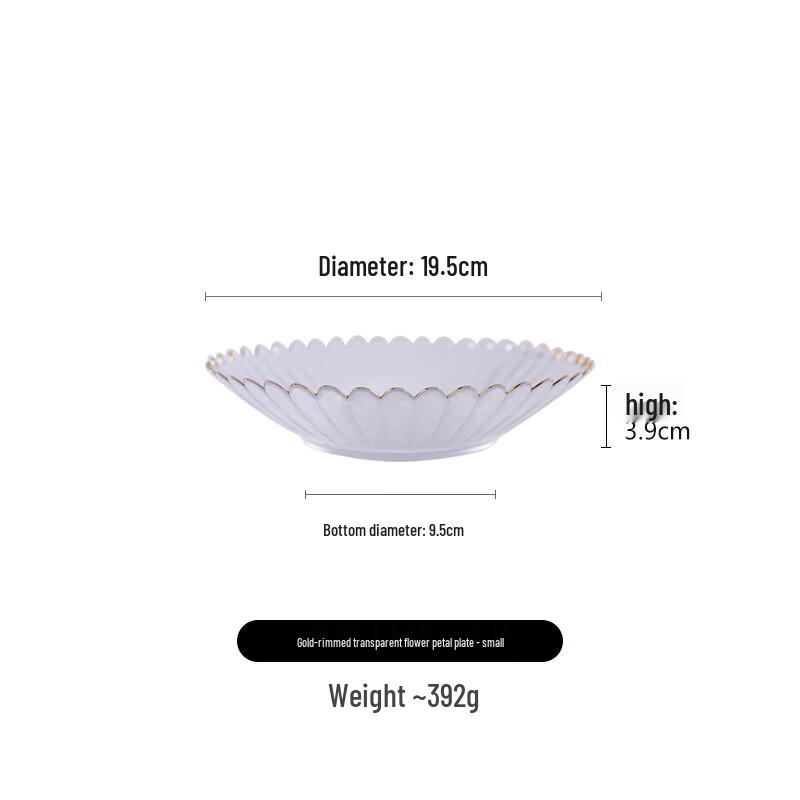 Di Ruien Gilded Glass Serving Collection