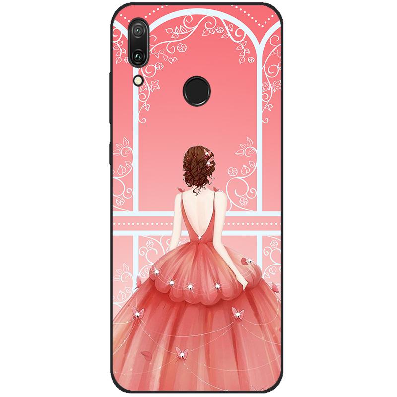 For Huawei Y7 2019 Case Y 7 2019 Silicone TPU Back Cover Protective Phone Case For Huawei Y7 Y7 Prime 2019 Bumper Fundas Coque