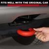 TPE Car Iron Tow Hook Rescue Front Trailer Hook Protective Decorative For Ford Ranger Ranger + Exterior Accessories 2 Pcs