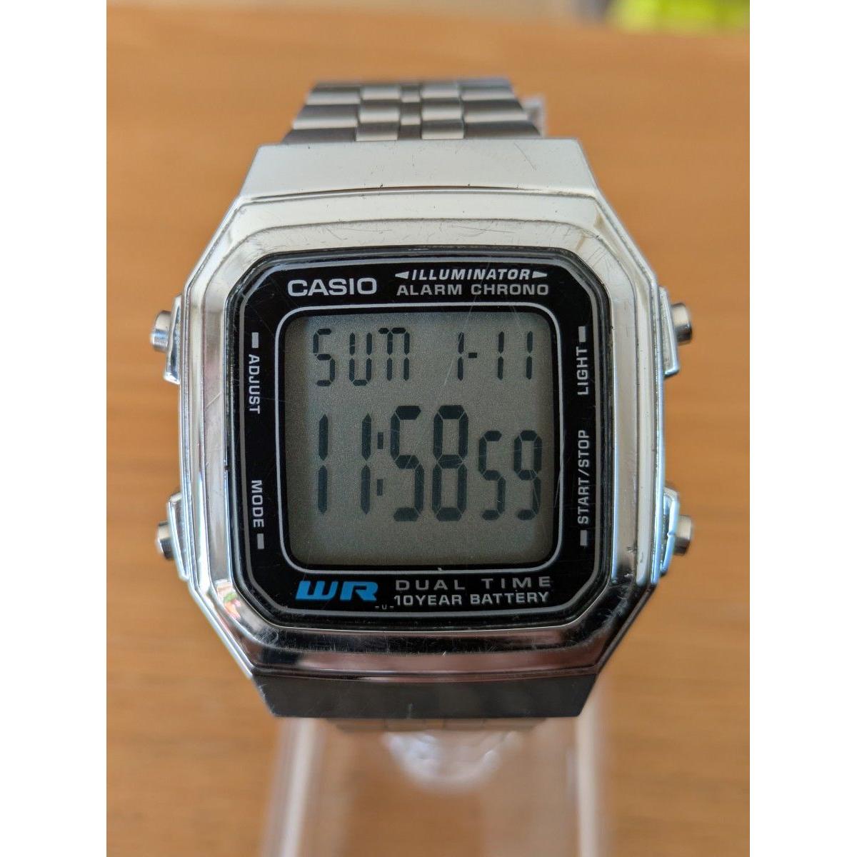 CASIO Casio A178W Replaced with ALBA belt