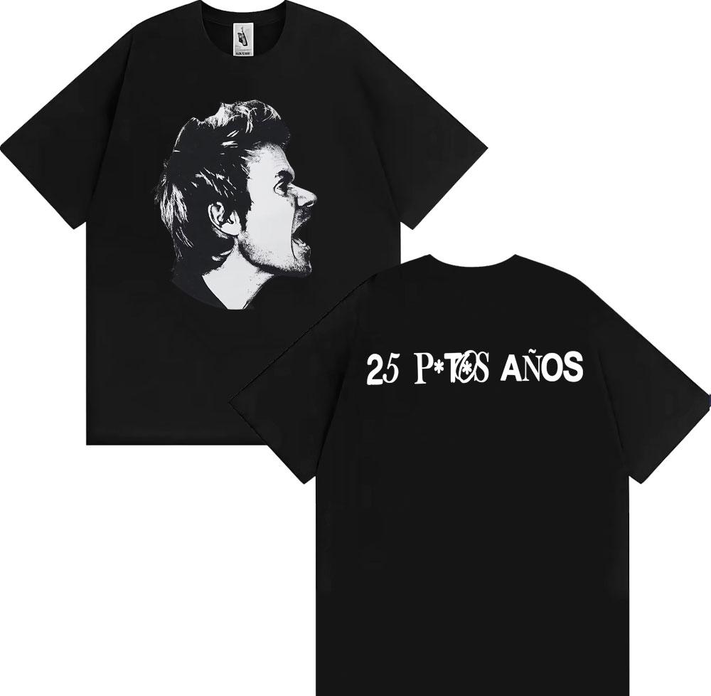 

Dani Martín Concierto 25 Años Album Merch Tshirt Unisex Women Fashion Hip Hop Streetwear T Shirts Cotton Comfort T Shirt S