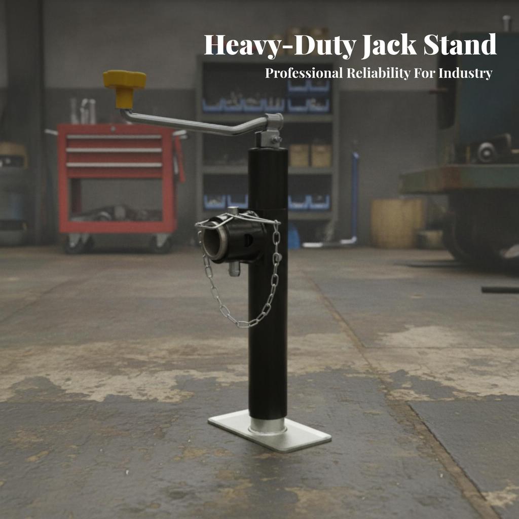 Manual Trailer Jack Heavy-Duty Crank Handle Sturdy for Farm Equipment