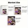 One Piece HD Pattern Flannel Blanket Cozy Warm Blanket for Anime Fans Bedroom and Home Daily Use THW