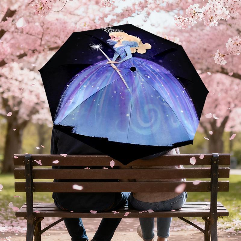 Enchanted Princess Umbrella: A Magical Companion for Outdoor Adventures - Auto-Opening/Closing, Lightweight & Durable Idea 083