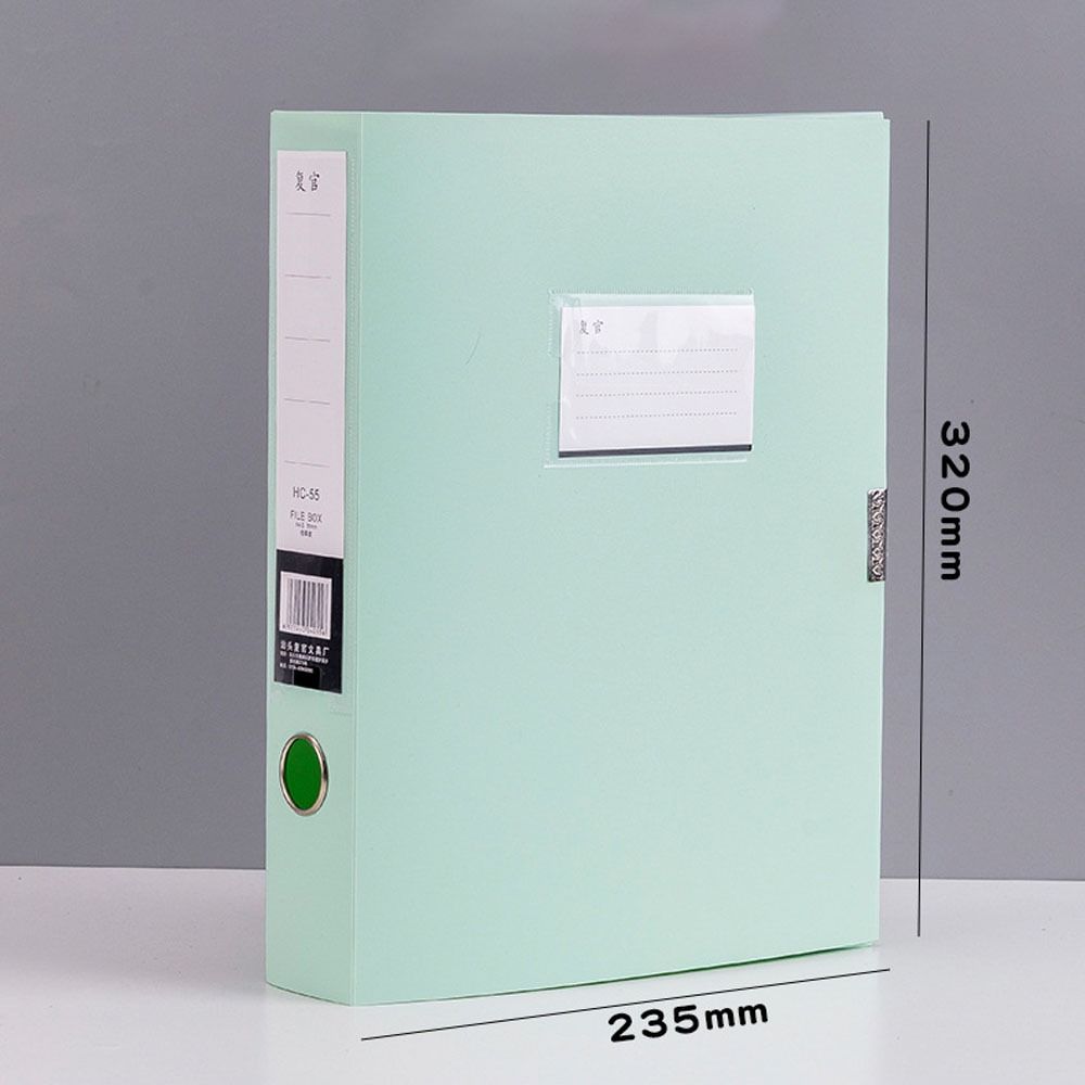 Multifunctional A4 Information Box File Box Dustproof Document Case New Document Storage Box