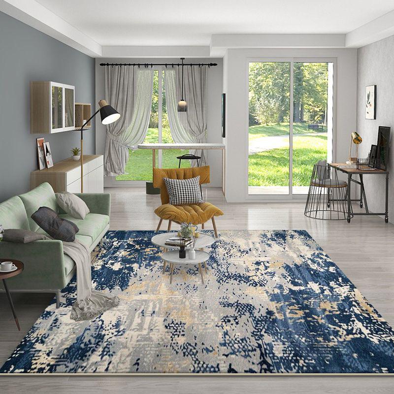 Abstract Large Area Carpet Living Room Nordic Style Decoration Sofa Area Rug for Bedroom Cloakroom Easy Clean Non-slip Floor Mat