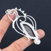 Gift For Women Pendant 925 Silver Natural Silver Sheen Obsidian Gemstone
