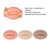 3 Pcs 3D Silicone Lips Elastic Semi Permanent Soft Real Skin Touch Feeling Fake Lips Tattoo Practice Lips