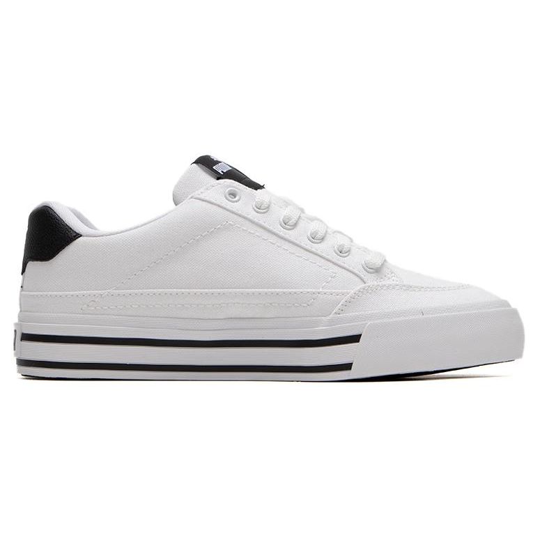 Puma Court Classic Vulc Bílé Černé Unisex Tenisky 395020-02