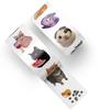 500pcs/Roll Cute Cat Meme Sealing Sticker Roll Laptop Phone Suitcase Reward Decoration Lables Stationery Stickers for Kids Toys