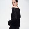 Giovanni Valentino Women's Loose Knit Cutout Sweater