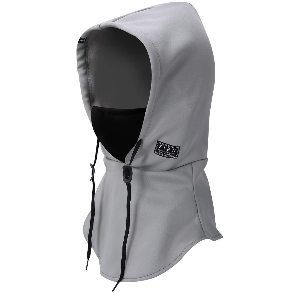 FIRN Hood Neck Face Balaclava for Winter Fleece Face Helmet One Size Fits Unisex Warmer, Warmer, Mask, Skiing, Snowboarding, Water-Repellent,