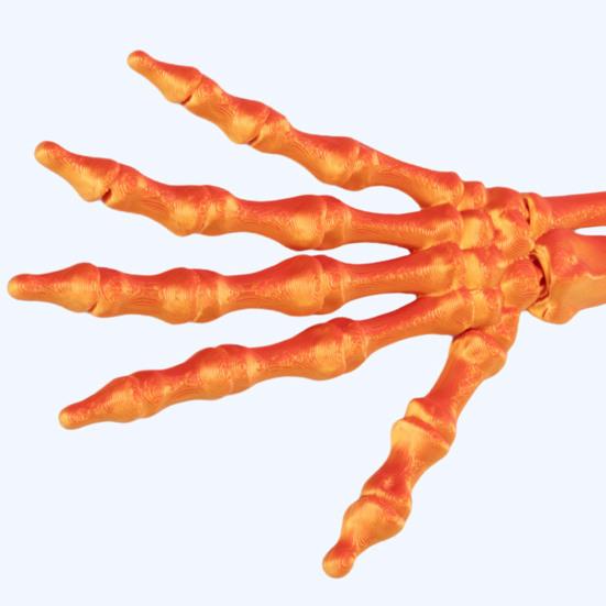 3D Printed Halloween Skeleton Hand Realistic Looking Widely Used Fake Human Hand Party Terror Scary Props Decoration