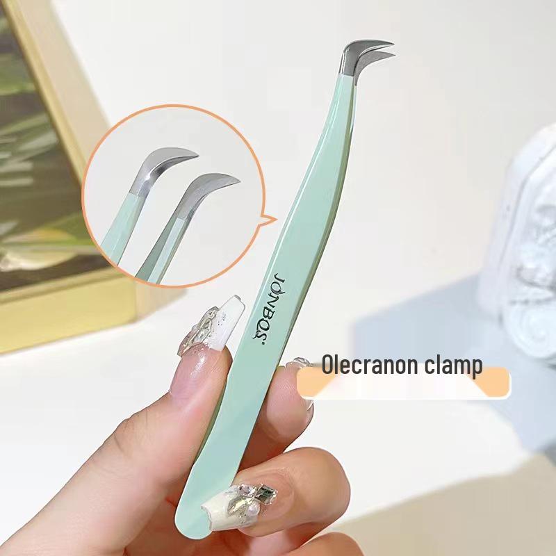 Mengjie 12-Row Cat Elf False Eyelashes, Large Capacity Natural Clusters, Segmented for On-Camera Use