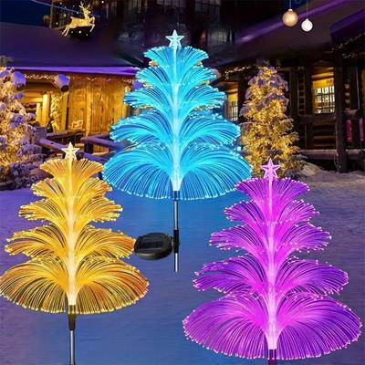 7barevná venkovní lampa Solární světla s medúzami Vodotěsná cesta Trávník Zahradní dekorace Osvětlení